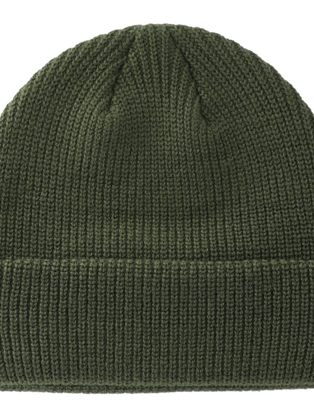 Classic Double Layer Knit Beanie Hat Warm Thick Acrylic Winter Hats Daily Cuffed